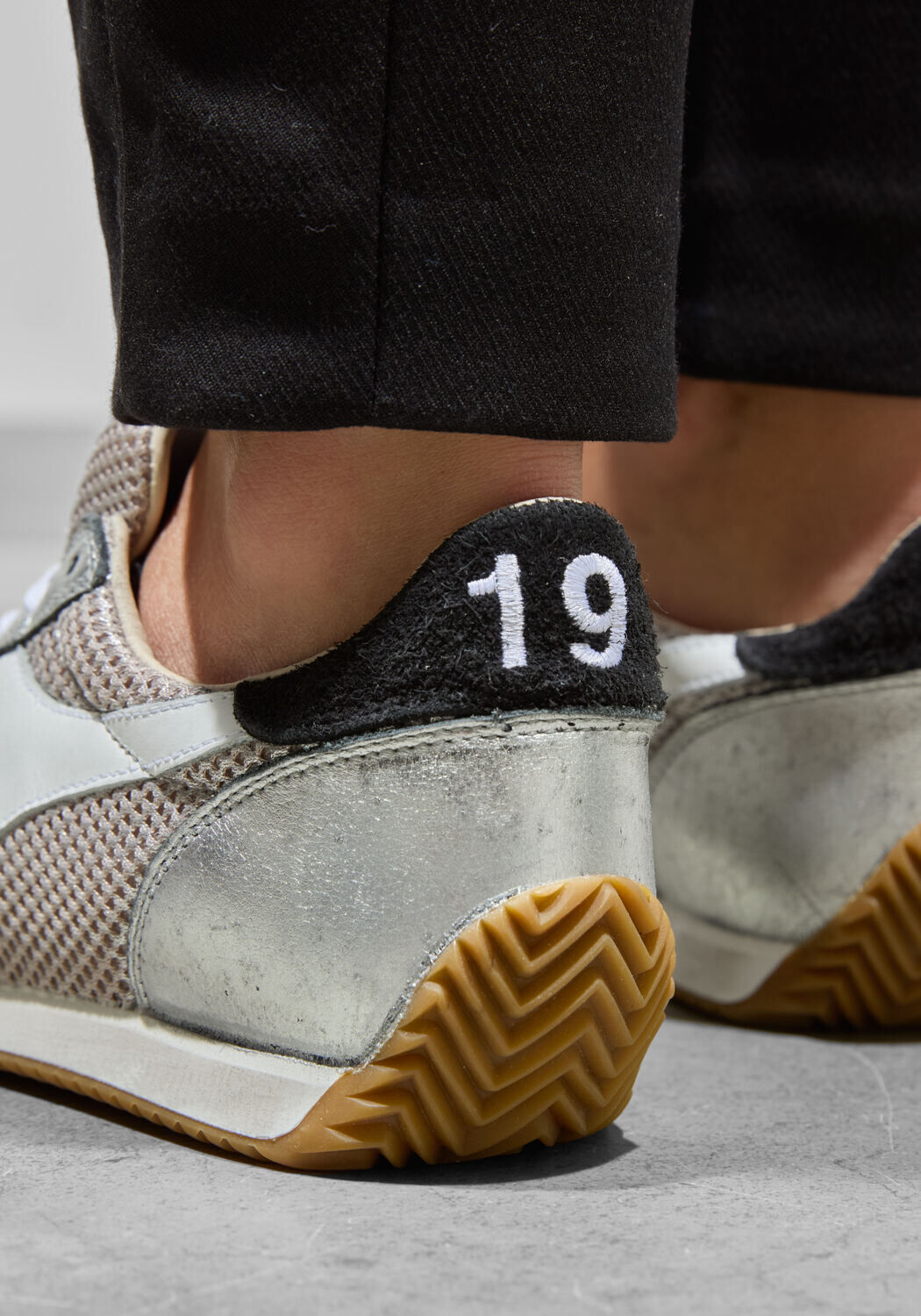 Zilveren DIADORA HERITAGE Lage sneakers EQUIPE URBAN SW - large