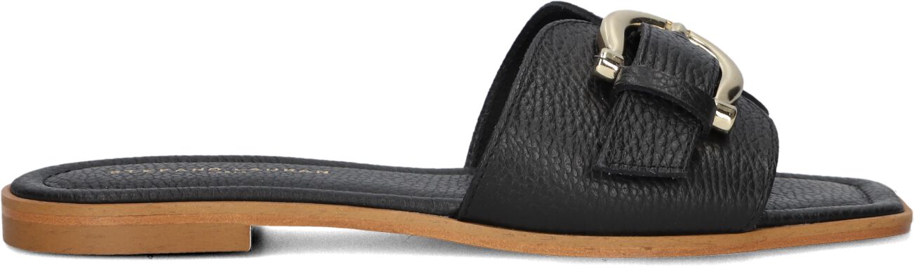 Stefano Lauran Slippers
Dames Led 1 Band Slipper Met Gesp, Maat: 39, Materiaal: Leer, Kleur: Zwart