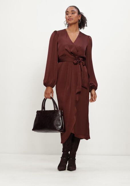 Bordeaux LINA LOCCHI Midi jurk LL-BEA - large
