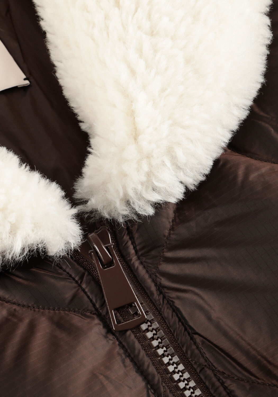 Bruine DOROTHEE SCHUMACHER Gewatteerde jas COZY COOLNESS - large