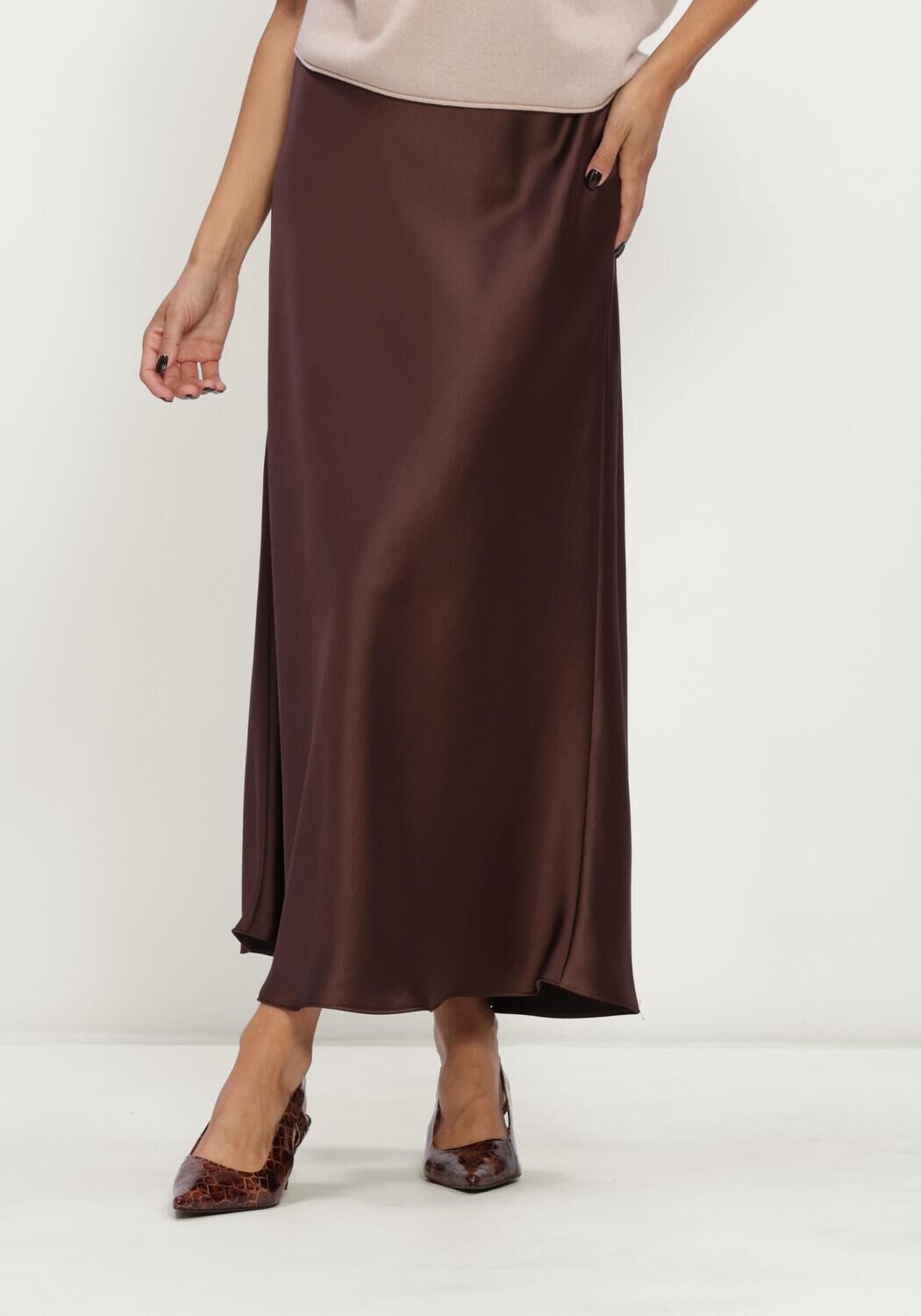 Bruine LUISA CERANO Maxirok SATIN-ROCK - large