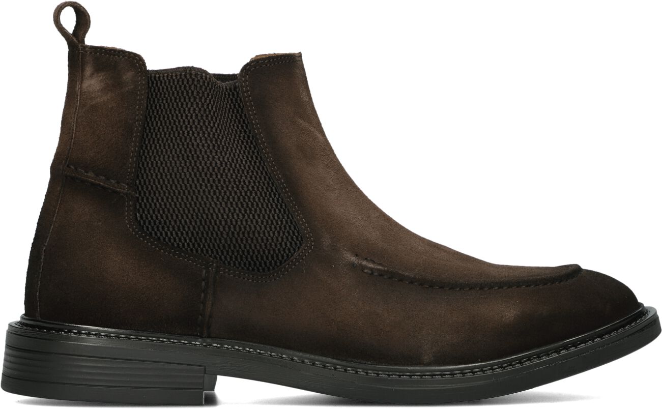 Stefano Lauran Chelsea Boots Heren S3217, Maat: 41, Materiaal: Suède, Kleur: Bruin