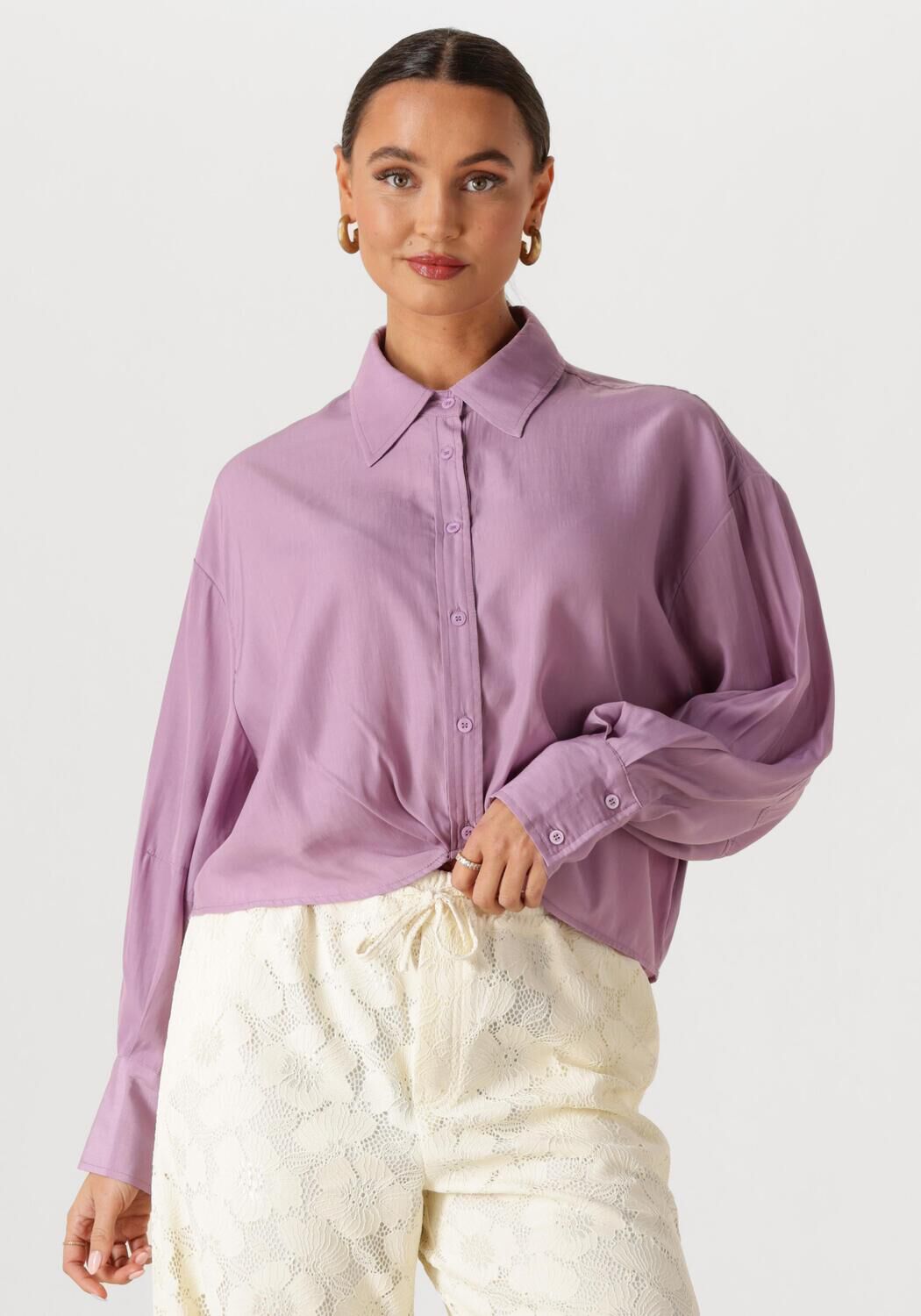 Amaya Amsterdam Blouse Dames Mora, Maat: XS, Kleur: Lila afbeelding 1