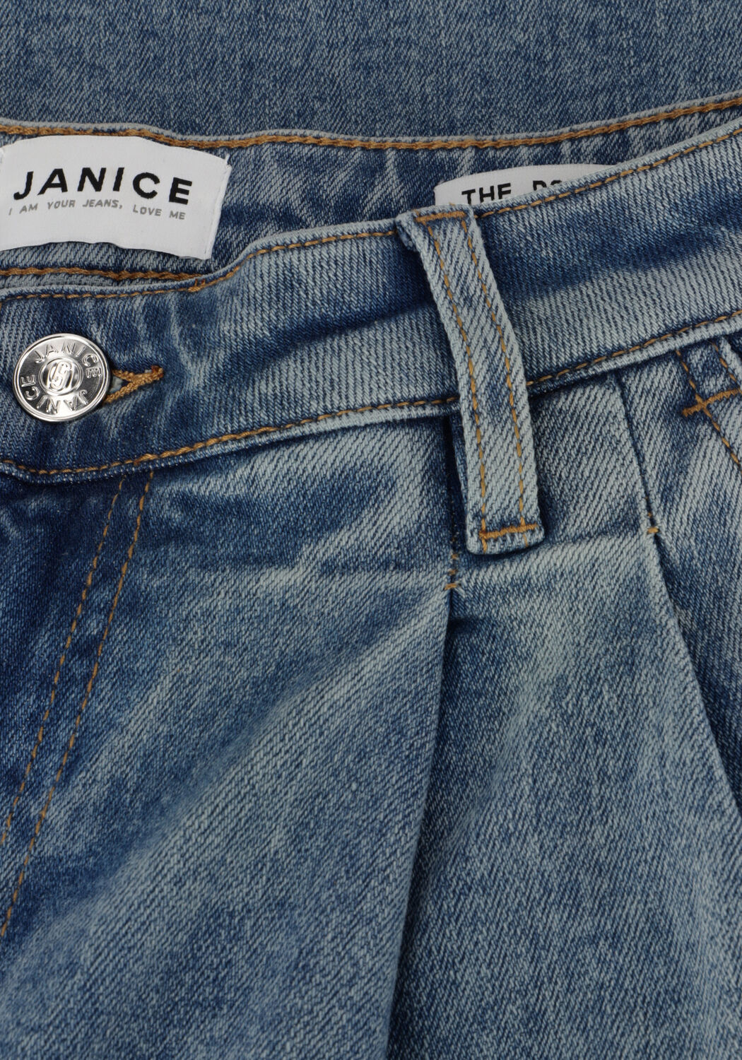 Blauwe JANICE Wide jeans DOLLAR JEANS - large
