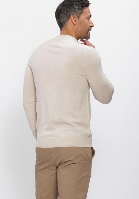 Beige STEFANO LAURAN Trui HALF ZIP ANDERS - large