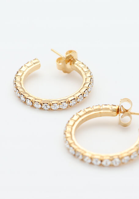 Gouden LOTT. GIOIELLI Oorbellen CE SW CREOLE W/ FINE STONES S - large