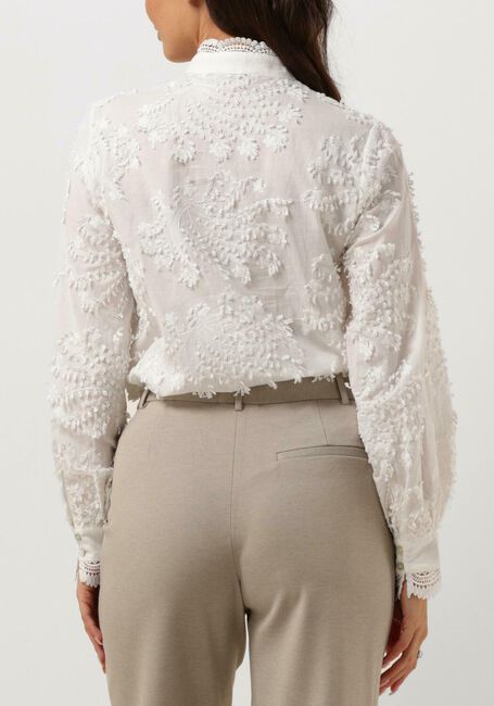 Witte BRUUNS BAZAAR Blouses LINGON CHARLOTTA SHIRT - large