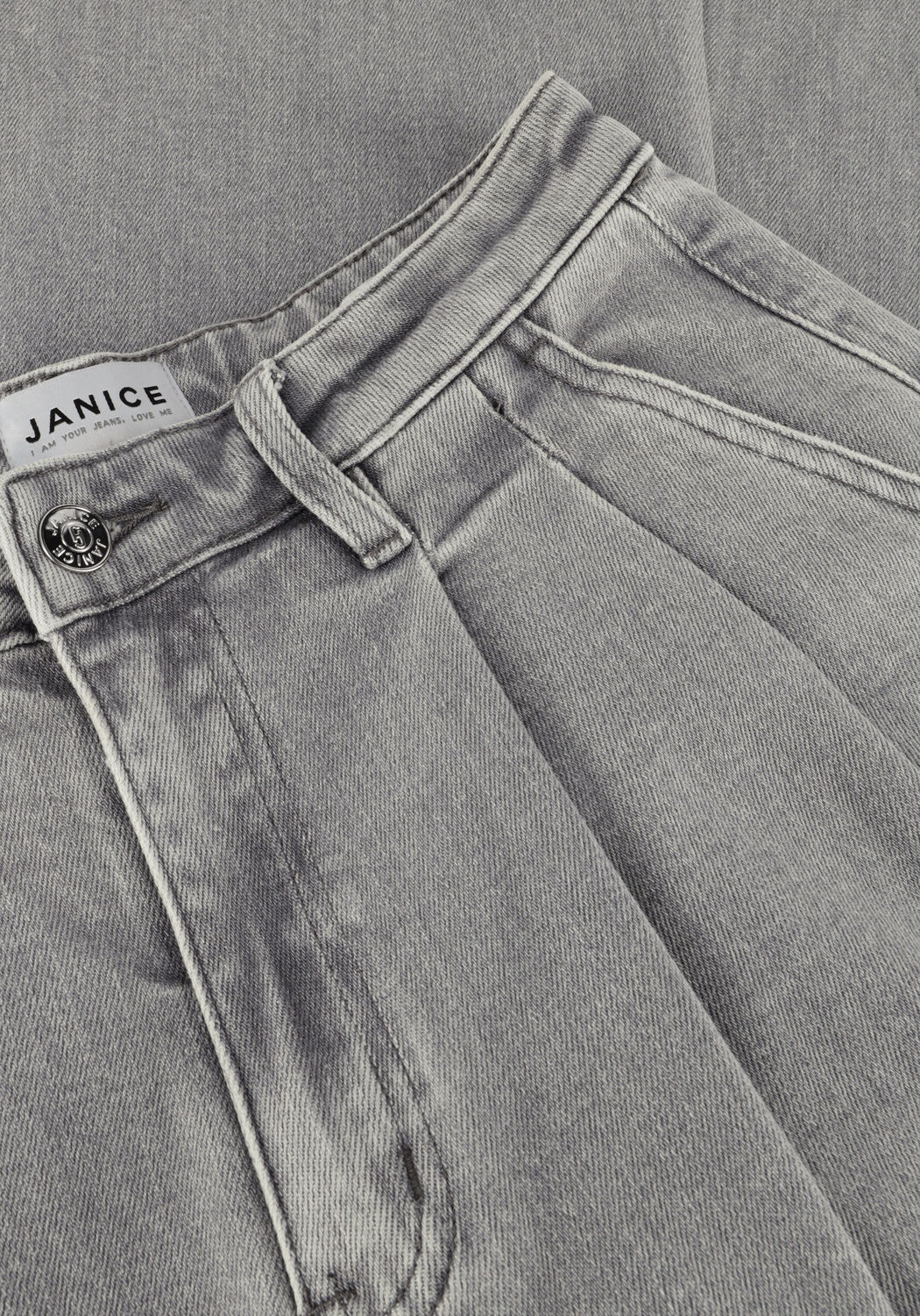 Grijze JANICE Wide jeans JEANS WIJDE PIJP STRETCH DOLLAR - large