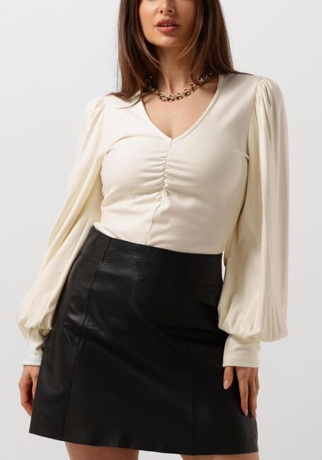 Beige GESTUZ Blouses RIFAGZ V-NECK BLOUSE - large