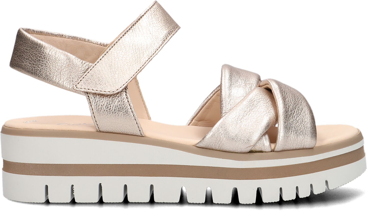 Gabor Sandalen
Dames 622.1, Maat: 37, Materiaal: Leer, Kleur: Goud
