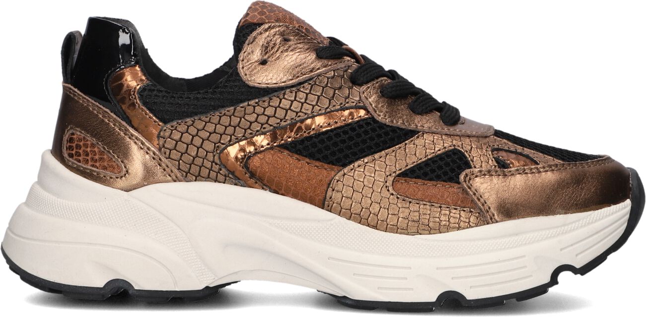 Lina Locchi Lage Sneakers Dames Tokio, Maat: 40, Materiaal: Leer, Kleur: Brons