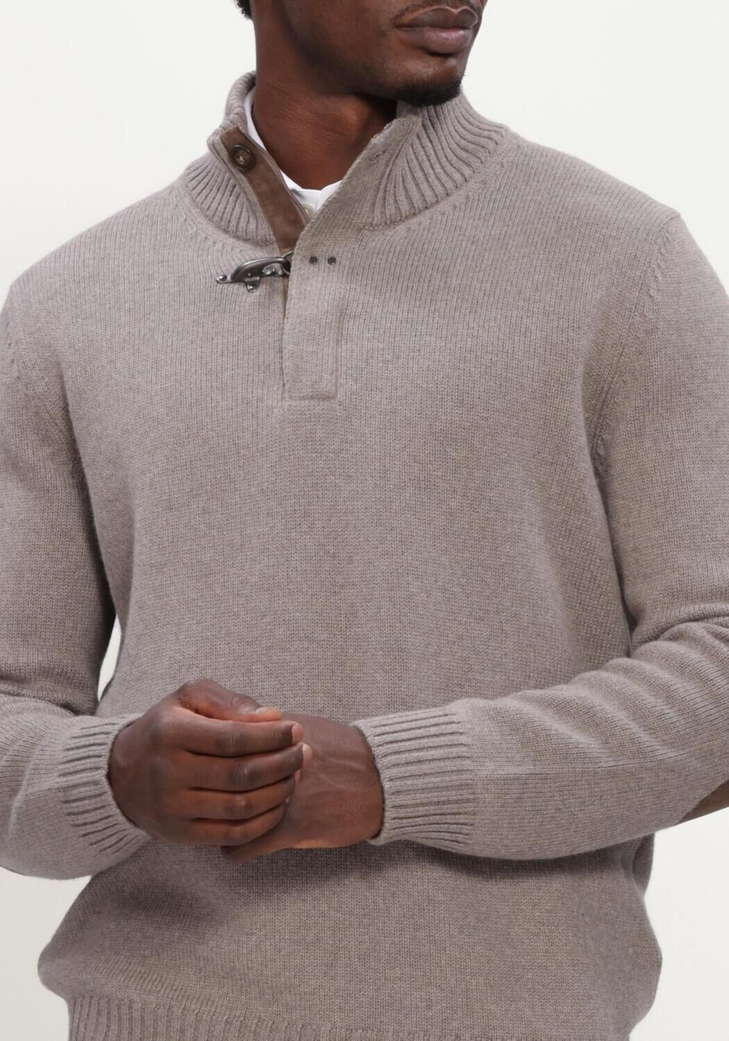 Beige FAY Trui MAGLIA LUPETTO+GANCIO - large