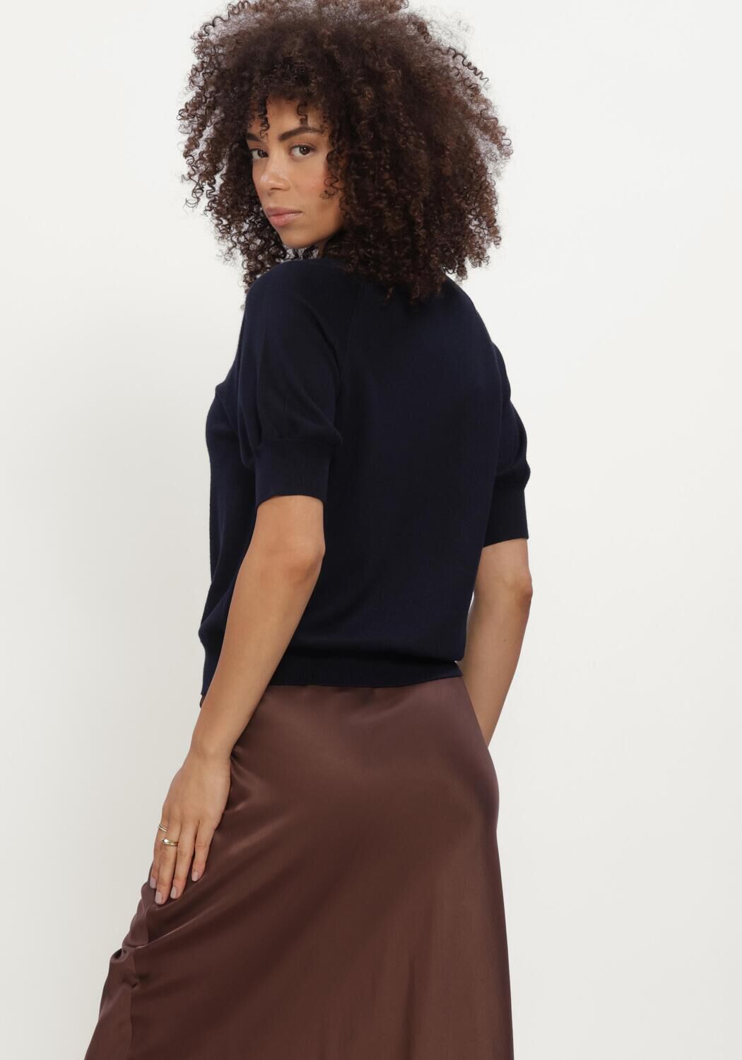 Donkerblauwe BRUUNS BAZAAR Truien/vesten ANEMONEBBHALIAS KNIT - large