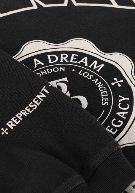 Zwarte REPRESENT T-shirt LEGACY CREST LONG SLEEVE T SHIRT - large