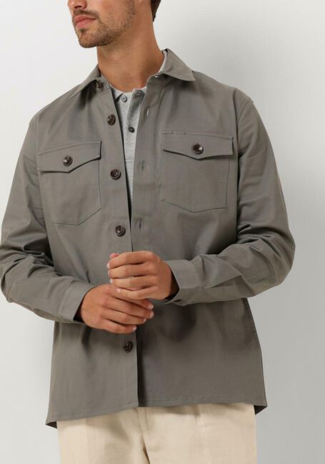 Groene PROFUOMO Overshirt OVERSHIRT BASIC - large