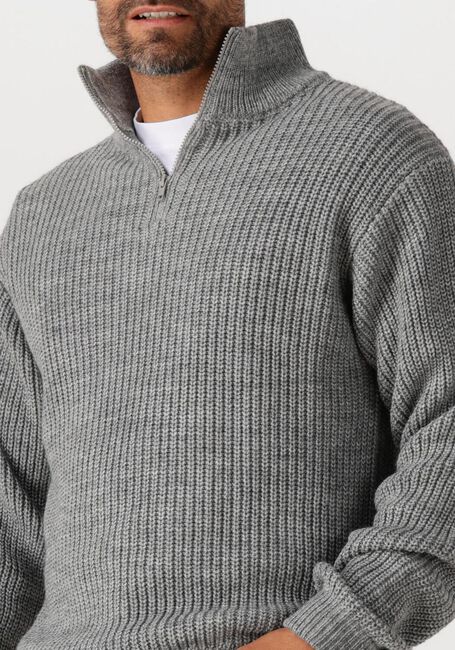 Grijze AMERICAN VINTAGE Trui CRASHWAY HALF ZIP H - large