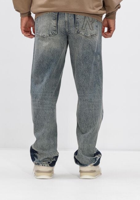Blauwe REPRESENT Wide jeans R3 DISTRESSED BAGGY DENIM - large