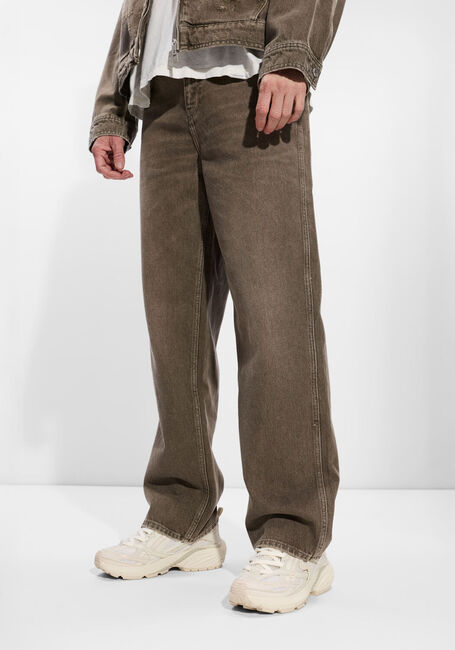 Khaki REPRESENT Jeans R3 BAGGY DENIM - large