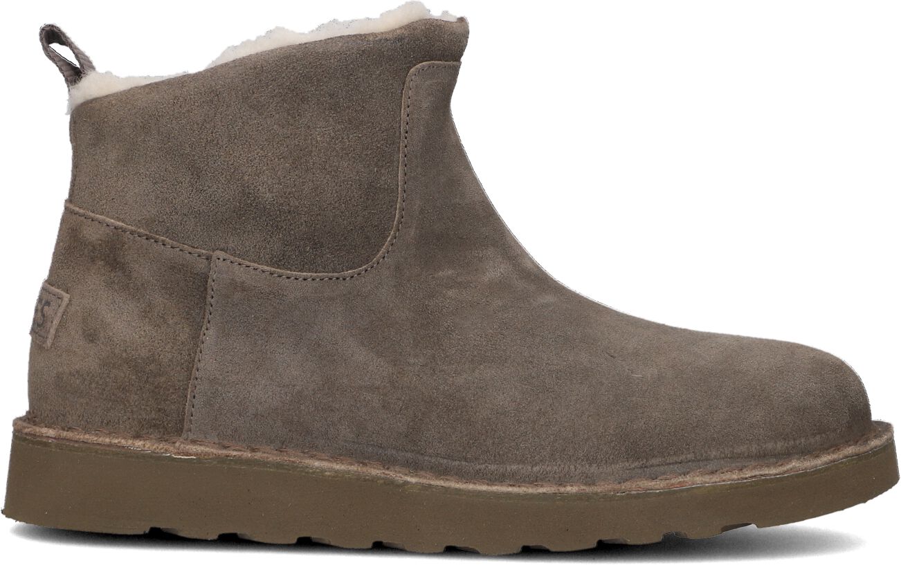 Shabbies Enkelboots Dames Palissa Ankle Boot, Maat: 38, Materiaal: Suède, Kleur: Taupe