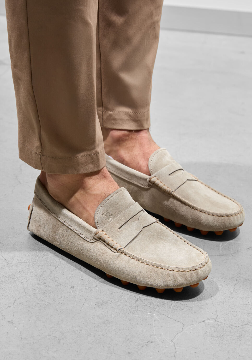 Zand TOD'S Instappers MOCASSINO GOMMINO MACRO 52K - medium