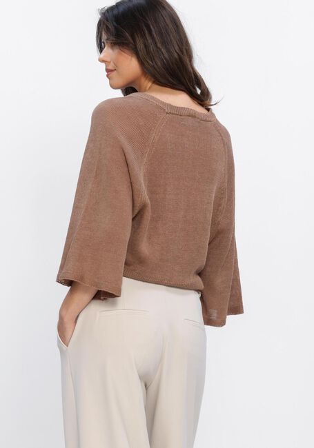 Bruine STUDIO AR Trui MARISOL LINNEN KNIT - large