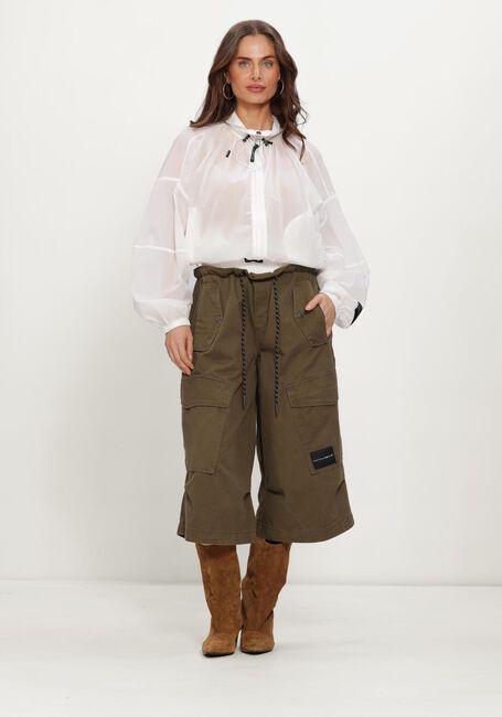 Groene HAUTE L'AMITI&Eacute; Cargobroeken PULL ON CARGO BERMUDAS - large