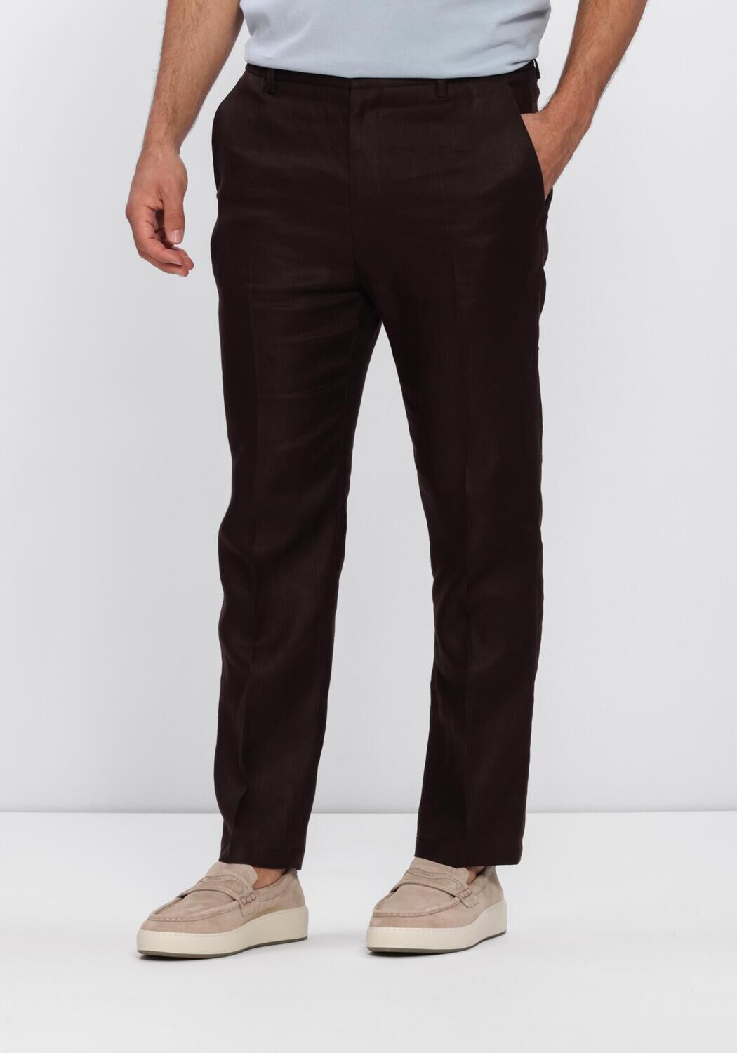 Drykorn Pantalon Heren Garona 126115, Maat: 30/32, Kleur: Bruin afbeelding 1