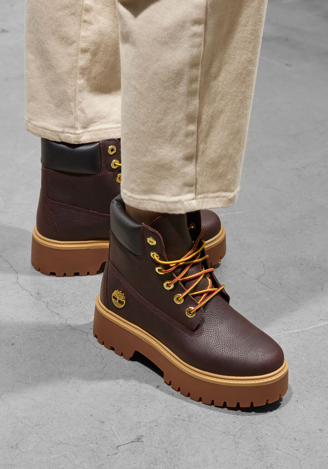 Bruine TIMBERLAND Veterboots STONE STREET 6&rdquo; - large