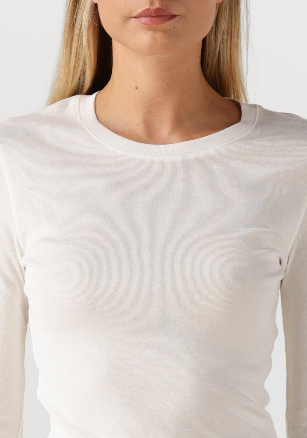 Witte CLOSED Top CREWNECK LONG SLEEVE - large