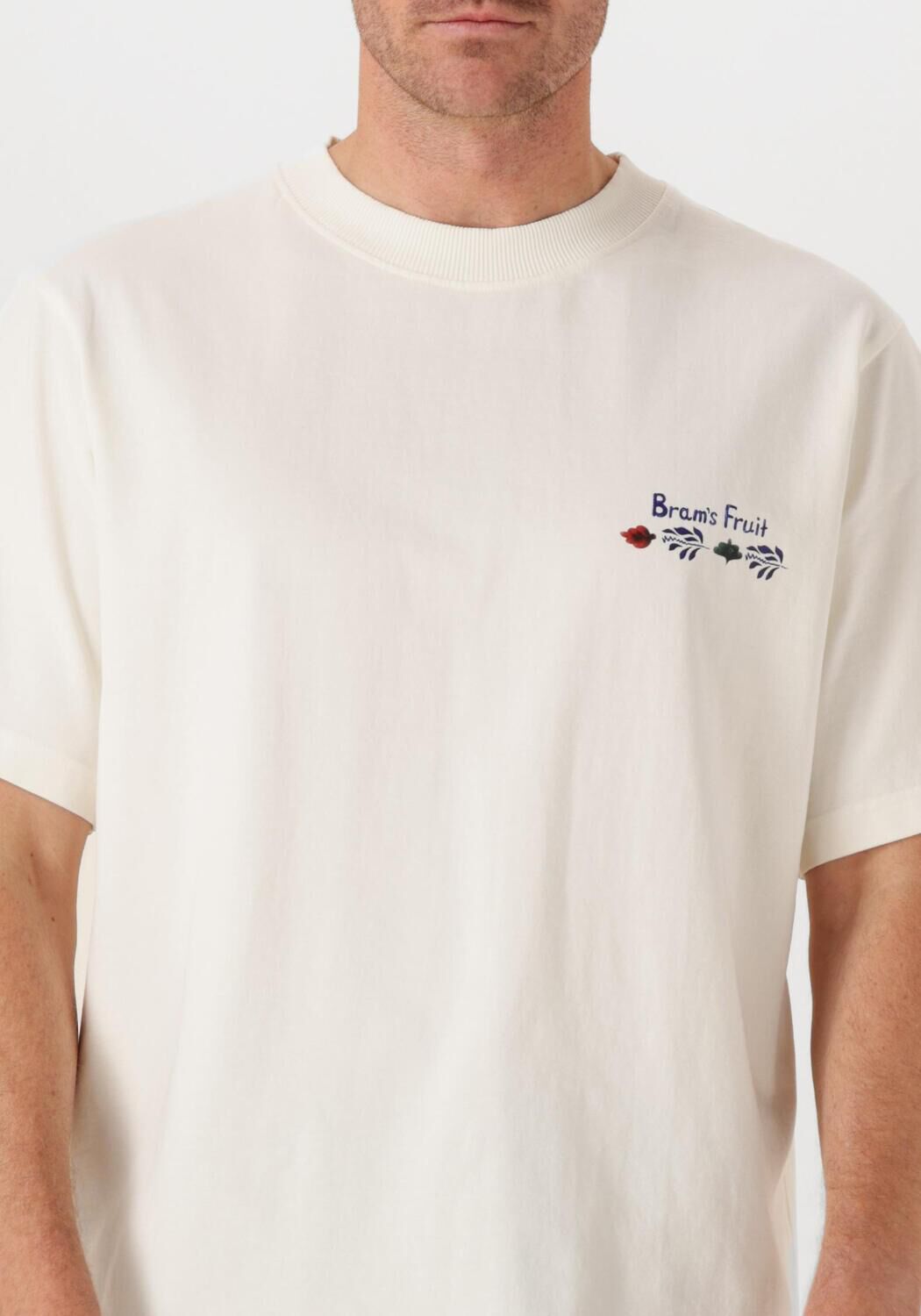 Witte BRAM'S FRUIT T-shirt FLORA TSHIRT - large