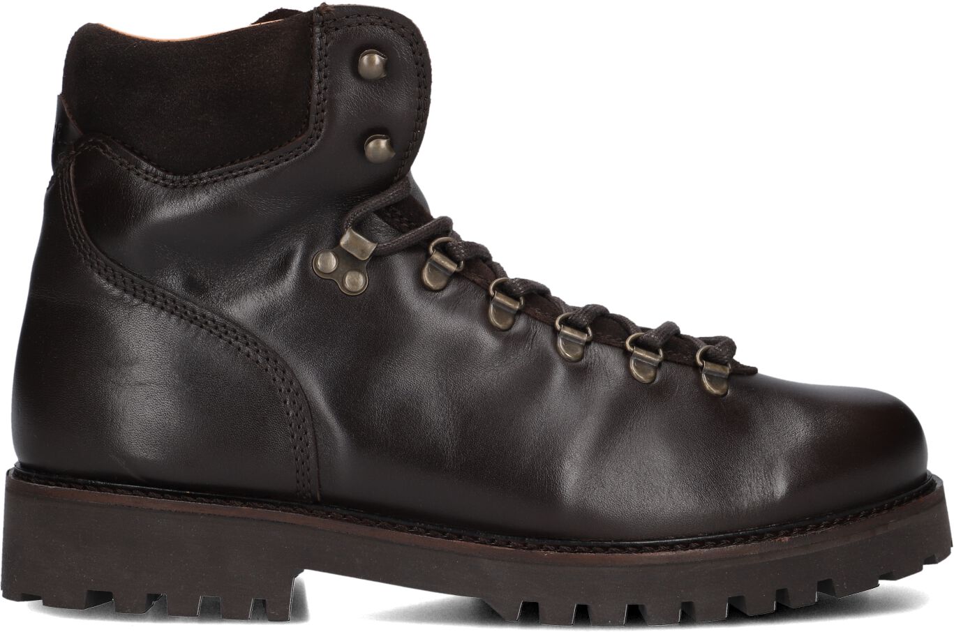 Posa Veterboots Heren Mountain Boot, Maat: 43, Materiaal: Leer, Kleur: Bruin