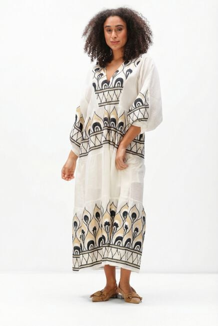 Ecru GREEK ARCHAIC KORI Maxi jurk S26K-4033201 - large