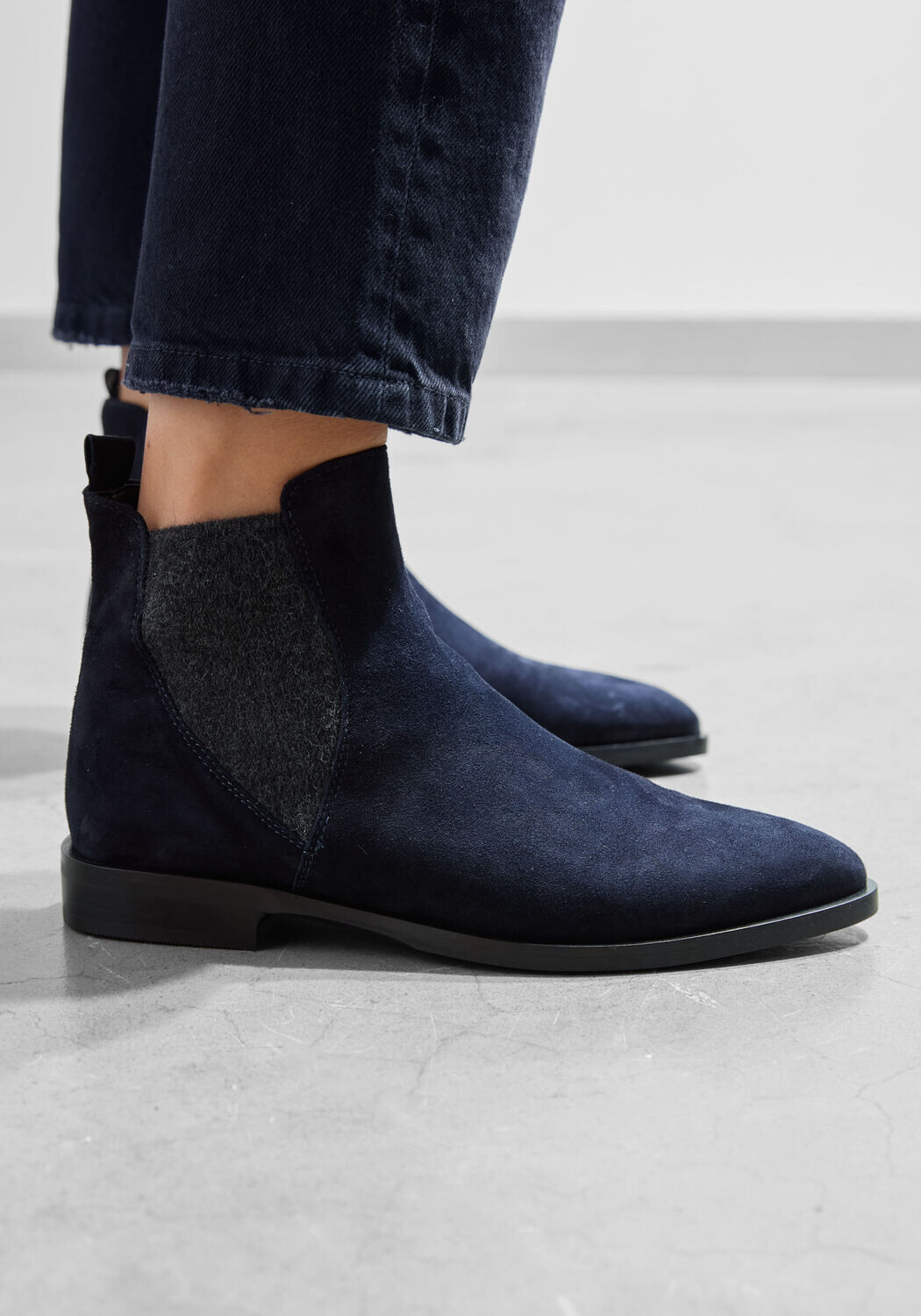 Blauwe STEFANO LAURAN Enkellaarsjes S3289 - large