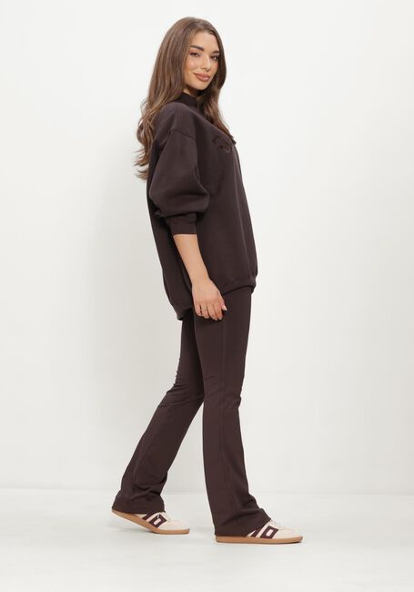 Bruine DEBLON SPORTS Flared broek CELINE FLARED LEGGINGS - large