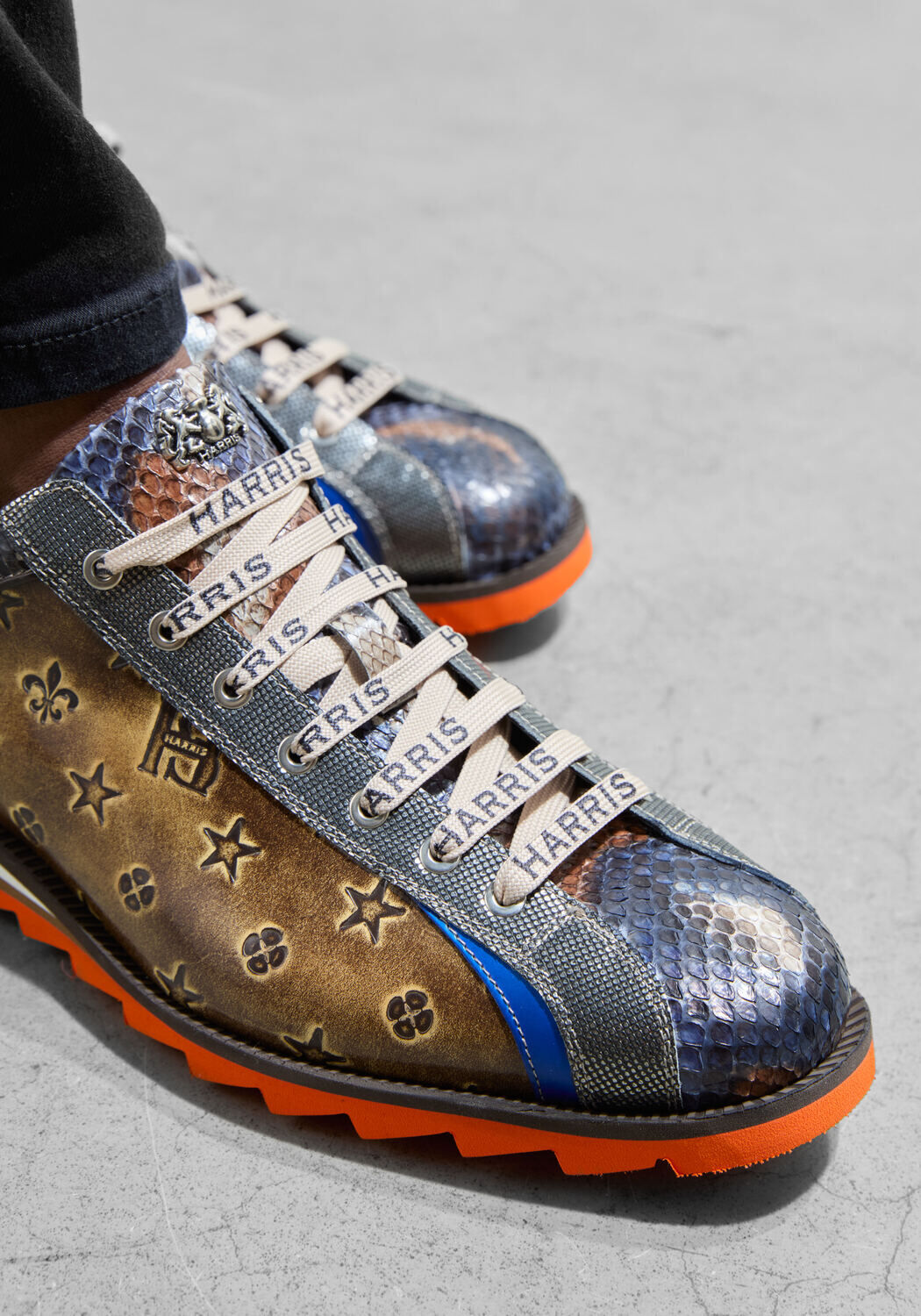 Bruine HARRIS Lage sneakers 0818 - large