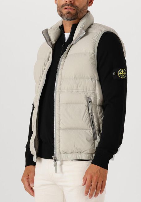 Beige STONE ISLAND Bodywarmer VEST - large
