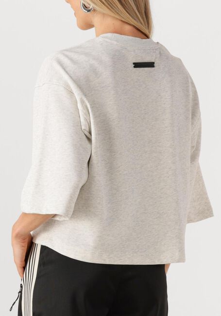 Lichtgrijze HAUTE L'AMITIÉ Top HLT SS LOGO SWEAT - large