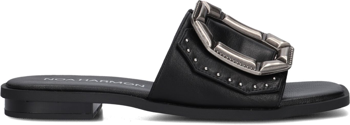 Noa Harmon Slippers
Dames 9736, Maat: 37, Materiaal: Leer, Kleur: Zwart