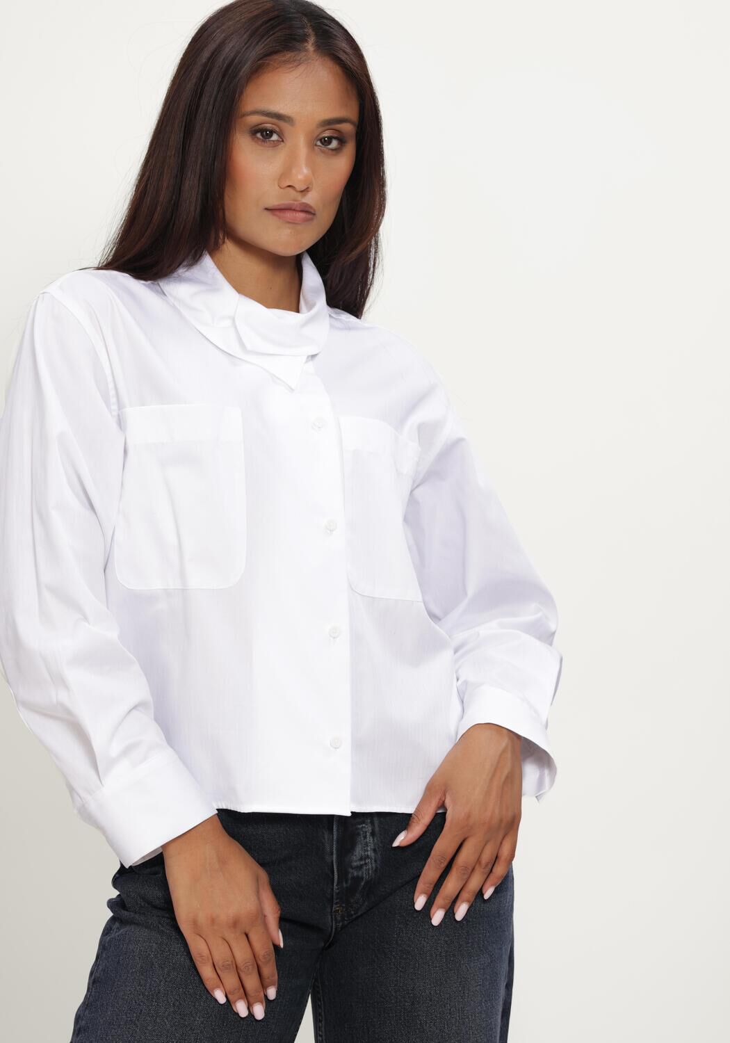 Witte MARGAUX LONNBERG Blouses DORY CHEMISE - large
