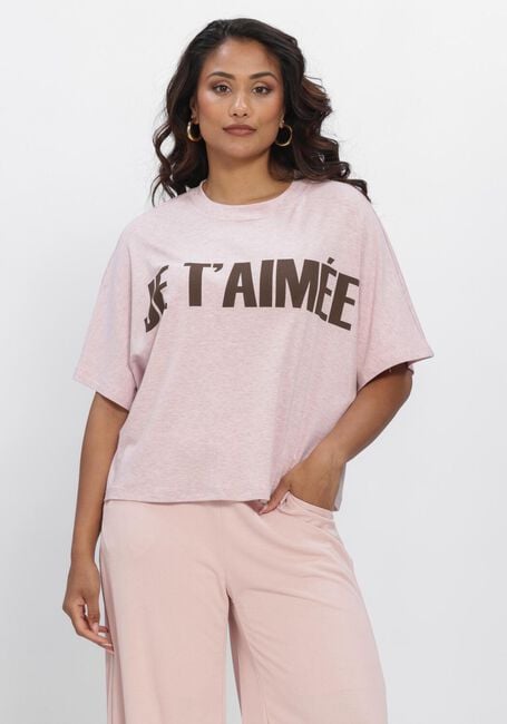 Roze AIMEE THE LABEL Tops & T-shirts SELARAHS T-SHIRT PRINT - large