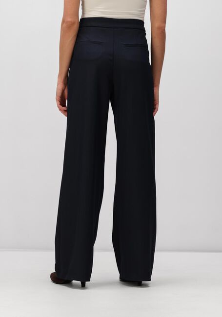 Donkerblauwe HAUTE L'AMITI&Eacute; Wijde broek MICHELLE TAILOR TIE TALL PANT - large