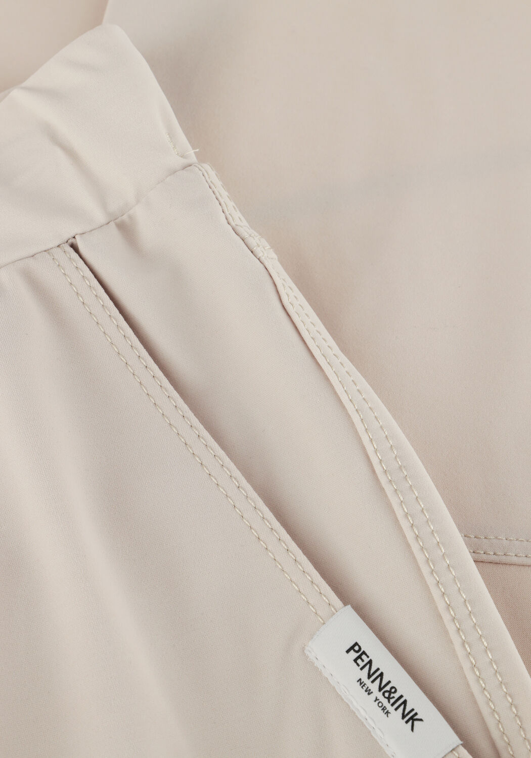 Beige PENN & INK Cargobroeken TROUSERS S25M-CARGO - large