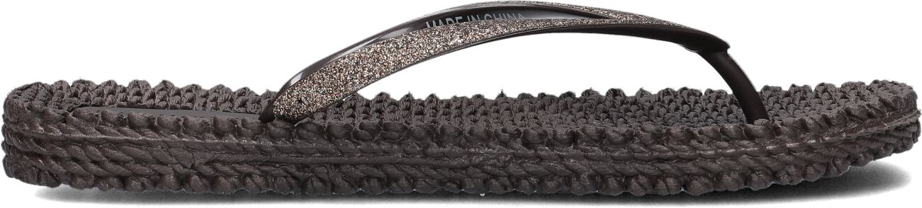 Ilse Jacobsen Teenslippers Dames Cheerful01, Maat: 40, Materiaal: Rubber, Kleur: Bruin