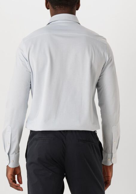 Lichtblauwe PROFUOMO Klassiek overhemd SHIRT X-CUTAWAY JAPANESE KNITTED - large
