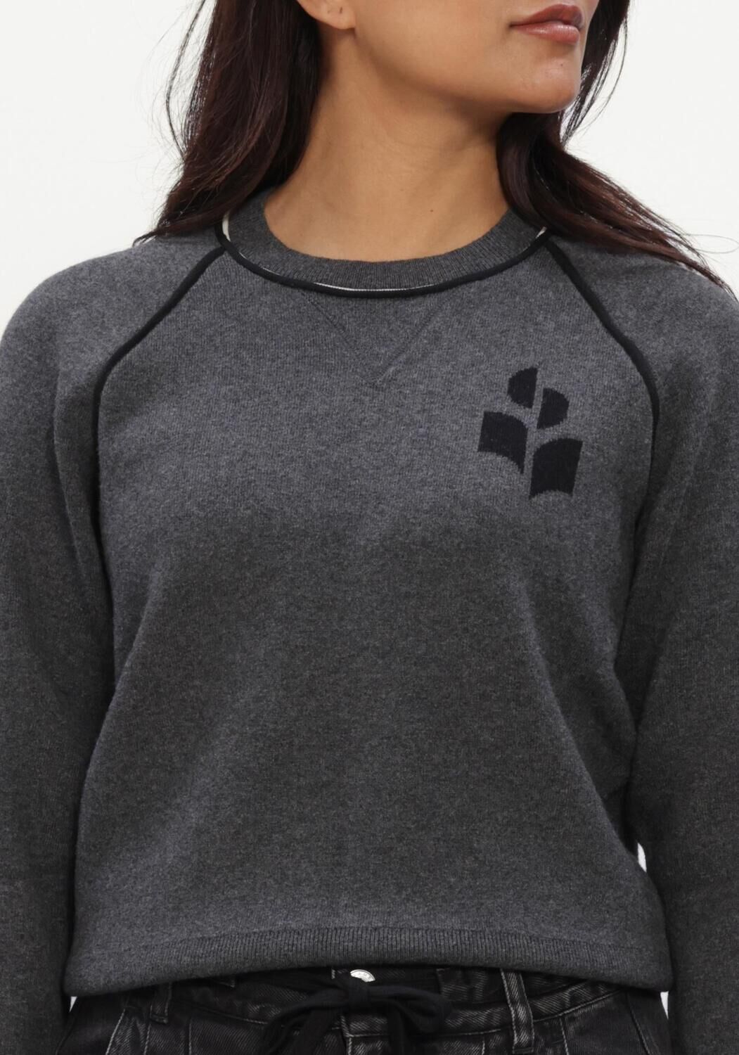 Donkergrijze ISABEL MARANT Trui LORIBY PULLOVER - large
