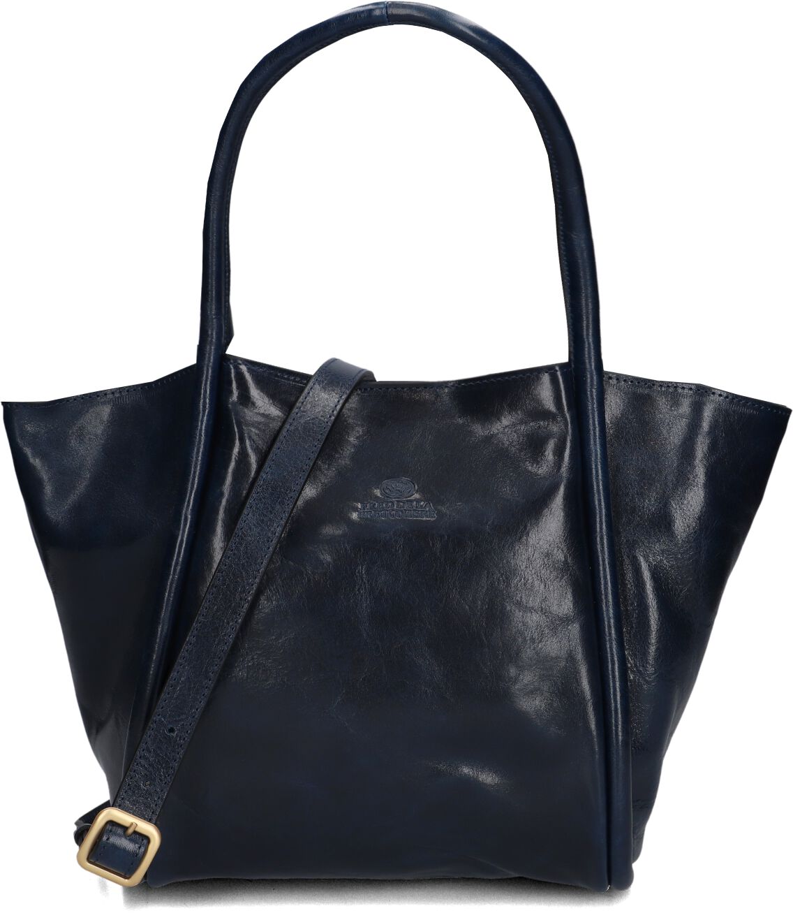 Fred De La Bretoniere Fred de la Bretoniere Handtas Dames Nalani Shoulder Bag Leather, Materiaal: Leer, Kleur: Donkerblauw