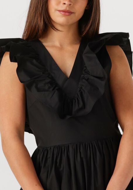 Zwarte SECOND FEMALE Mini jurk ZANA DRESS - large