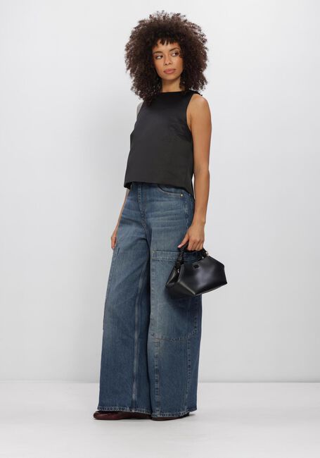 Blauwe GANNI Wijde broek BAGGY CARGO JEANS - large