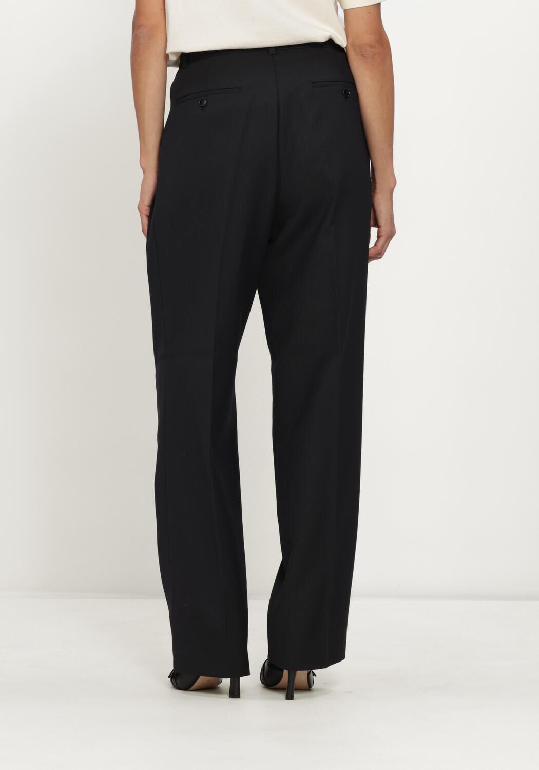 Zwarte ANINE BING Pantalon AMAL TROUSER - large
