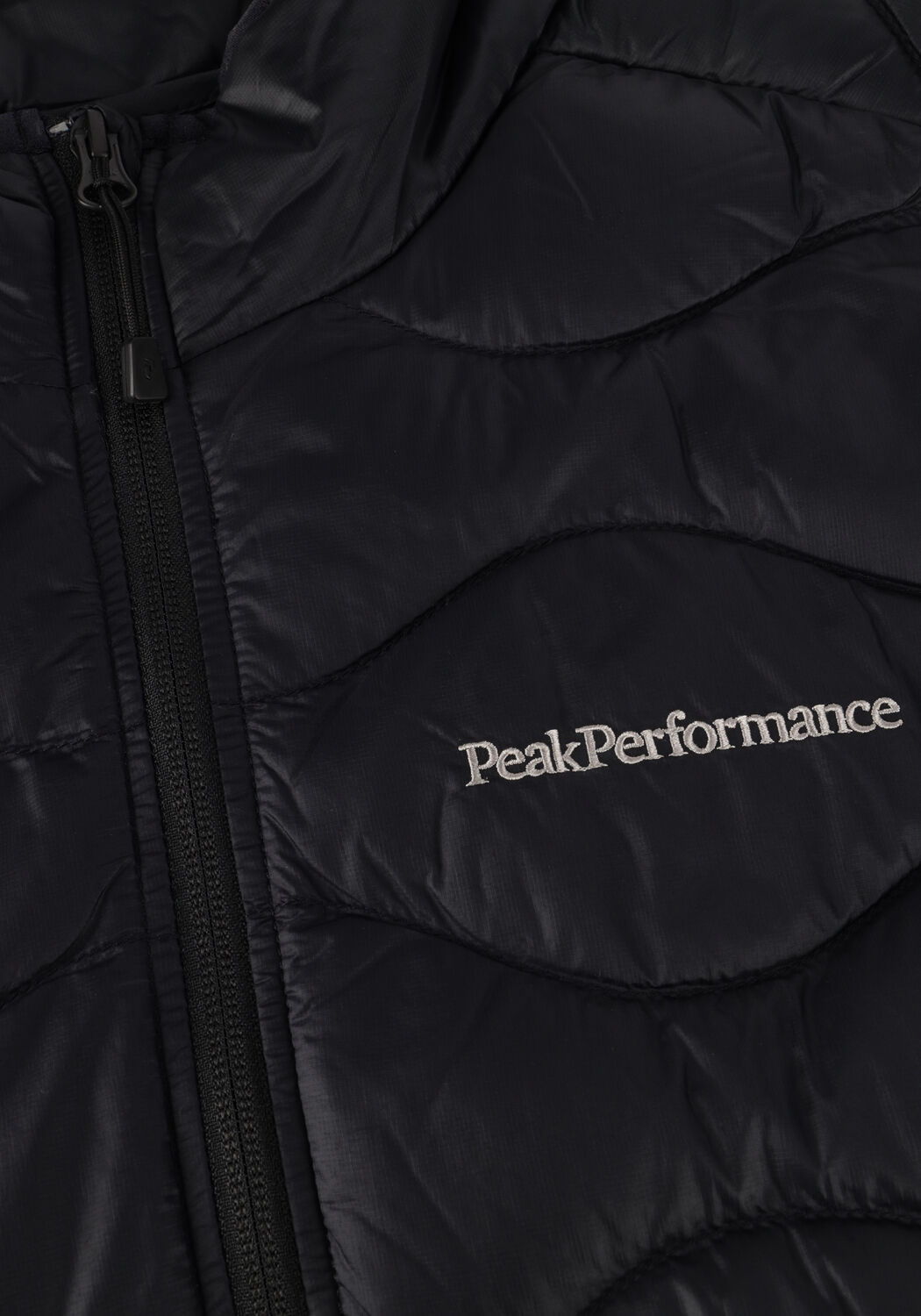 Zwarte PEAK PERFORMANCE Bodywarmer M HELIUM DOWN VEST - large